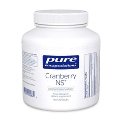 Клюква NS, Cranberry NS, Pure Encapsulations, 180 капсул - фото
