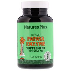 Ферменты папайи, Papaya Enzyme, Nature's Plus, 360 жевательных таблеток - фото