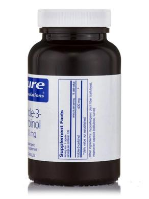 Індол-3-карбінол, Indole-3-Carbinol, Pure Encapsulations, 400 мг, 120 капсул - фото