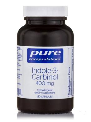 Індол-3-карбінол, Indole-3-Carbinol, Pure Encapsulations, 400 мг, 120 капсул - фото