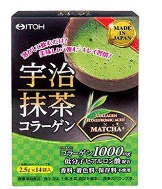 Зелений чай з колагеном, ITOH, 14 шт - фото