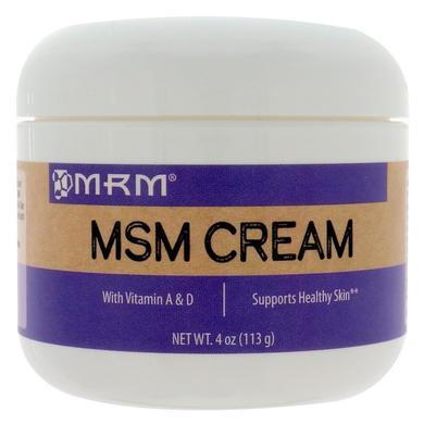 Крем с метилсульфонилметаном, MSM Cream, MRM, 113.4 грамма - фото