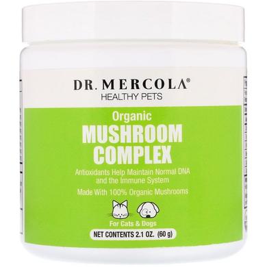Комплекс грибів для здоров'я тварин, Dr. Mercola, 60 г - фото