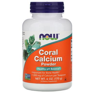 Кораловий кальцій, Coral Calcium, Now Foods, 170 г - фото