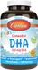 Рыбий жир для детей, Kids Chewable DHA, Carlson Labs, апельсин, 100 мг, 180 гелевых капсул, фото – 1