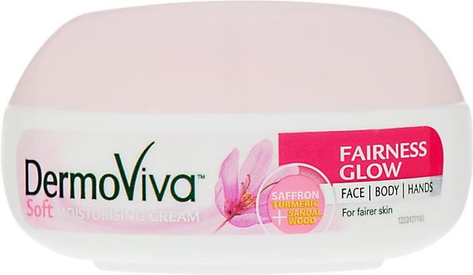 Крем для лица и тела, DermoViva Fairness Glow Cream, Dabur, 70 мл - фото