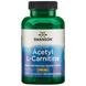 Ацетил Л-карнитин, Acetyl L-Carnitine, Swanson, 500 мг, 100 вегетарианских капсул, фото – 1