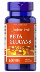 Бета-глюкан, Beta Glucans, Puritan's Pride, 200 мг, 60 капсул - фото