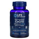 Коэнзим Q10, супер усваиваемый, CoQ10 Ubiquinone with d-Limonene, Life Extension, 100 мг, 60 гелевых капсул, фото