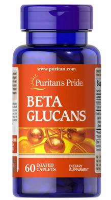 Бета-глюканы, Beta Glucans, Puritan's Pride, 200 мг, 60 капсул - фото