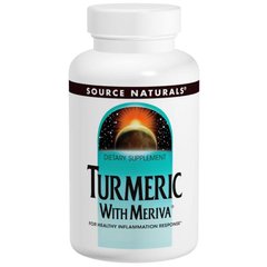 Куркумин, Meriva Turmeric Complex, Source Naturals, 500 мг, 30 капсул - фото