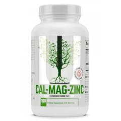 Кальций + Магний + Цинк, Universal Nutrition, 100 таблеток - фото