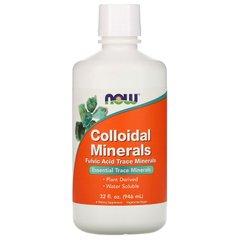 Коллоидные минералы, Colloidal Minerals, Now Foods, 946 мл - фото