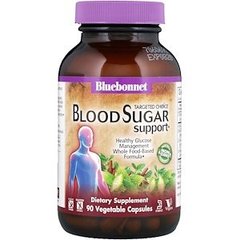 Регулювання вмісту цукру в крові, Blood Sugar Support, Bluebonnet Nutrition, Targeted Choice, 90 капсул - фото