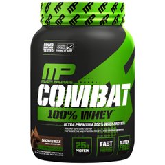 Протеин, Combat 100% Whey, шоколад, MusclePharm, 907 г - фото