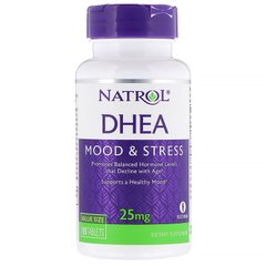 DHEA, 25 мг, Natrol, 180 таблеток - фото