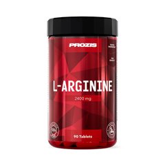 Aргинин, L-Arginine, Prozis, 2400 мг, 90 таблеток - фото