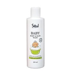 Детский гель для тела и волос, Baby Body And Hair Wash Gel, Seal, 225 мл - фото