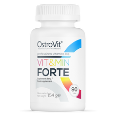 Комплекс витаминов и минералов, Vit&Min FORTE, Ostrovit, 120 таблеток - фото