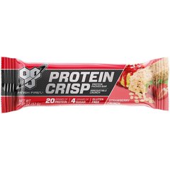 Батончик, Protein Crisp Bar, Bsn, смак полуниця, 57 г - фото