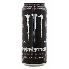 Энергетик, Monster Ultra, Monster Energy, black, 500 мл - фото