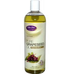 Масло виноградних кісточок (Grapeseed Oil), Life Flo Health, 473 мл - фото