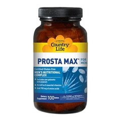 Prosta-Max добавка для мужчин от простатита, Country Life, 100 таблеток - фото