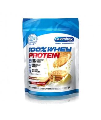 Протеин, Whey Protein, Quamtrax, вкус бисквитный крем, 500 г - фото