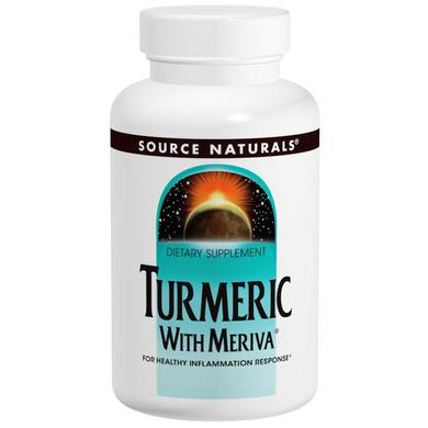 Куркумін, Meriva Turmeric Complex, Source Naturals, 500 мг, 30 капсул - фото