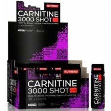 L карнітин, Carnitine 3000 shot, ананас, Nutrend , 60 мл - фото