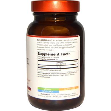 Винпоцетин, Vinpocetine, Olympian Labs Inc., 10 мг, 60 капсул - фото