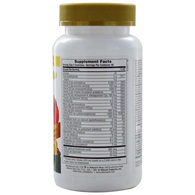 Мультивитамины для взрослых, Nature's Plus, 60 жевательных таблеток - фото