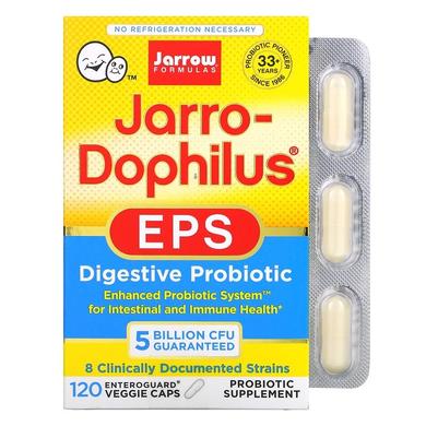 Пробіотики, Jarro-Dophilus EPS, Jarrow Formulas, супер формула, 120 капсул - фото