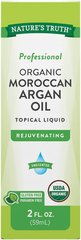 Марокканское омолаживающее аргановое масло, Nature's Truth, 59 мл - фото