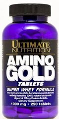 Комплекс амінокислот, AMINO GOLD, Ultimate Nutrition, 1000 мг, 250 капсул - фото
