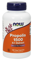Прополис, Propolis 1500, Now Foods, 100 капсул - фото