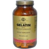 Гидролизат желатина, Natural Gelatin, Solgar, 250 капсул, фото