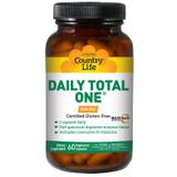 Мультивитамины без железа, Daily Total One, Country Life, 60 капсул, фото