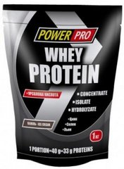 Протеин Whey Protein, PowerPro, 1 кг - ванила-айскрем - фото