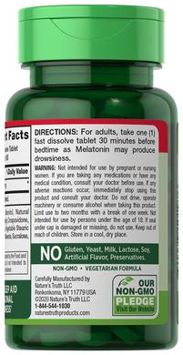 Мелатонін, Melatonin, Nature's Truth, 3 мг, 180 таблеток - фото
