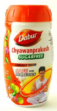 Диетическая добавка Чаванпраш, Chywanprash, Dabur, без сахара, 500 г - фото
