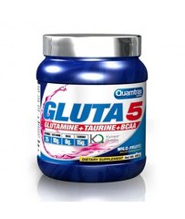 Комплекс аминокислот, Gluta 5, Quamtrax, фруктовый вкус, 400 г - фото