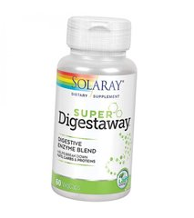 Супер ферменты для пищеварения, Super Digestaway, Solaray, 60 капсул - фото