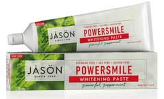 Зубна паста з м'ятою (відбілююча), Whitening Paste, Jason Natural, 170 г - фото