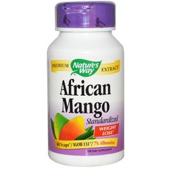 Африканський манго, African Mango, Nature's Way, стандартизований, 60 капсул - фото