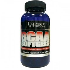 BCAA SOFTGELS, Ultimate Nutrition, 180 капсул - фото