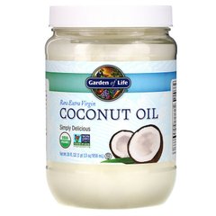 Кокосовое масло, Coconut Oil, Garden of Life, 858 мл - фото