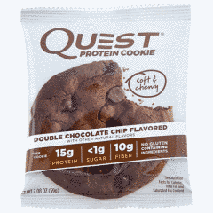 Протеиновый батончик, Quest Protein Cookie, двойной шоколад, Quest Nutrition, 59 г - фото