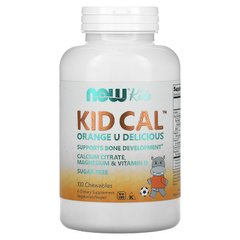 Жевательный кальций, Kid Cal, Now Foods, 100 таблеток - фото