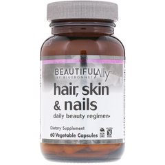 Витамины для волос, кожи и ногтей, Hair, Skin & Nails, Bluebonnet Nutrition, Beautiful Ally, 60 капсул - фото